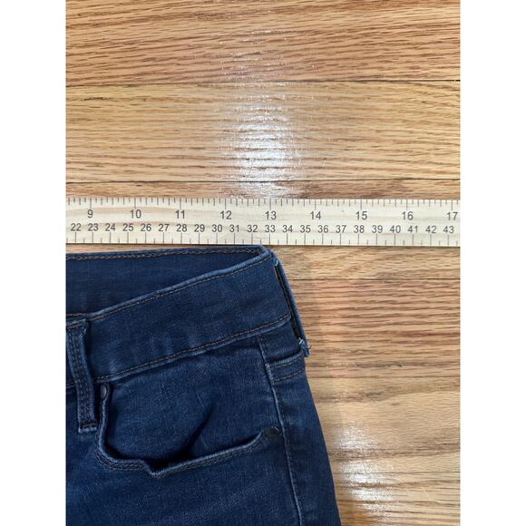 Gap Perfect Boot Womens Mid Rise Bootcut Y2K flare Stretch Blue Jeans Size 29T - Picture 3 of 7